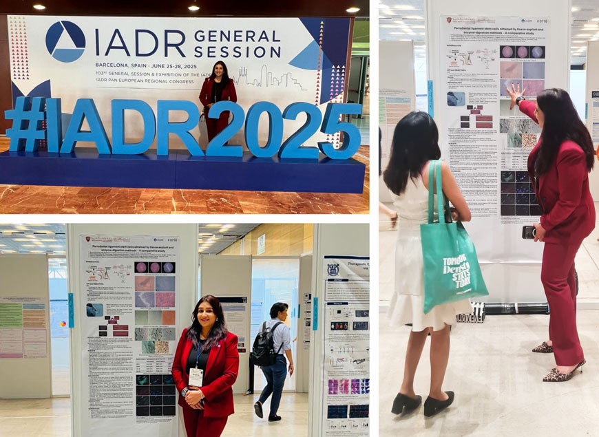 Dr. Bhavna Jha Kukreja at IADR/PER Dr. Bhavna Jha Kukreja at IADR/PER